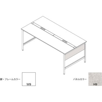 ハイライン 幕板 サイド用ショート 両面用 D1200用 不織布FY<配送時組立サービス付> イトーキ