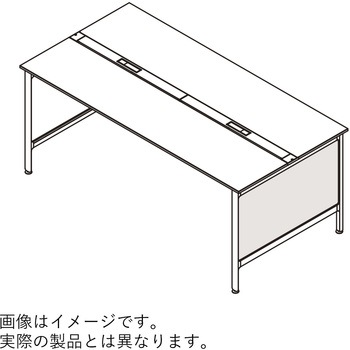 ハイライン 幕板 サイド用ロング 両面用 D1400用 木目T<配送時組立サービス付> イトーキ