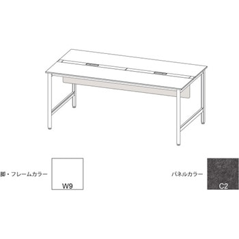 ハイライン 幕板 フロント用ショート W1400用 不織布E<配送時組立サービス付> イトーキ