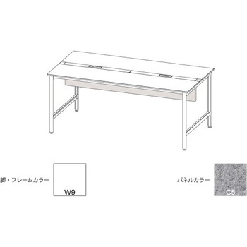 ハイライン 幕板 フロント用ショート W1800用 不織布FY<配送時組立サービス付> イトーキ