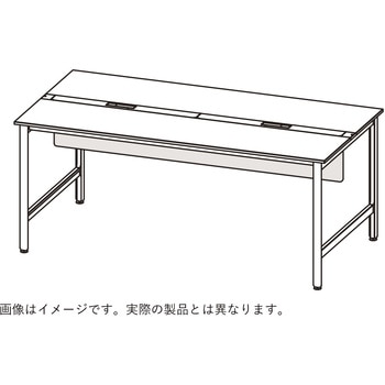 ハイライン 幕板 フロント用ショート W1600用 木目T<配送時組立サービス付> イトーキ