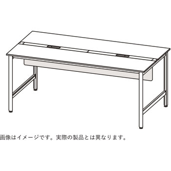 ハイライン 幕板 フロント用ショート W2400用 木目T<配送時組立サービス付> イトーキ