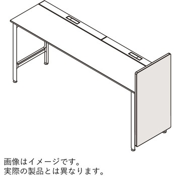ハイライン エンドロングパネル(ベンチテーブル両面用) H1335×D1200用 不織布FY<配送時組立サービス付> イトーキ