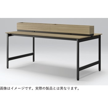 ハイライン 机上オプション プラントボックス W1800 木目T<配送時組立サービス付> イトーキ
