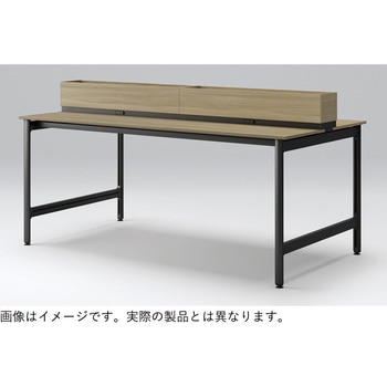 ハイライン 机上オプション プラントボックス W2000 木目T<配送時組立サービス付> - イトーキ