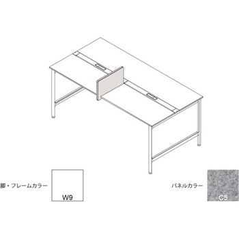 JL-063XFY-W9C5 ハイライン サイドパネル H335×D660用 不織布FY<配送時組立サービス付> イトーキ 82606005
