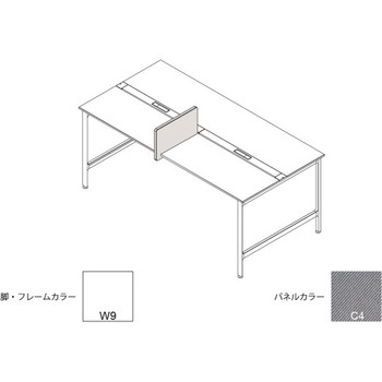 JL-063XFC-W9C4 ハイライン サイドパネル H335×D660用 布地C<配送時組立サービス付> イトーキ 82606696