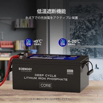 リン酸鉄リチウムイオンバッテリー RENOGY JAPAN