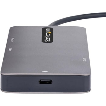 StarTech.com マルチポートアダプター/USB Type-C接続/デュアルモニター/4K60Hz HDMI/100W USB PD/2x U