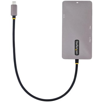 StarTech.com マルチポートアダプター/USB Type-C接続/デュアルモニター/4K60Hz HDMI/100W USB PD/2x U