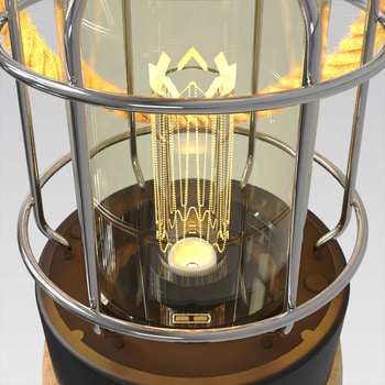 充電式LEDランタン 電球色発光 発光柱 実用新案登録 GOODGOODS(グッド・グッズ)