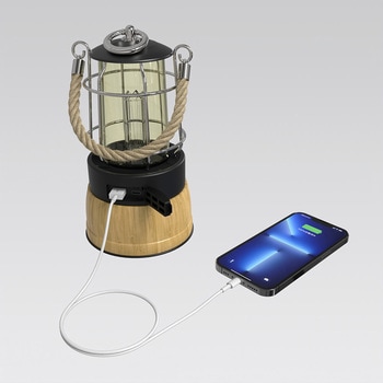 充電式LEDランタン 電球色発光 発光柱 実用新案登録 GOODGOODS(グッド・グッズ)