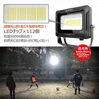 LED投光器 30W 4500Lm 昼白色 アルミ合金仕様 コンパクト GOODGOODS(グッド・グッズ)