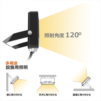 LED投光器 30W 4500Lm 昼白色 アルミ合金仕様 コンパクト GOODGOODS(グッド・グッズ)