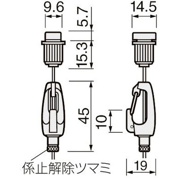 ピクチャーレールH型ワイヤーハンガー 15kg対応 ケージーパルテック