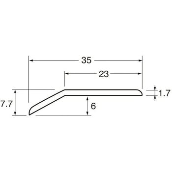 アルミ製への字押さえ A35 - ケージーパルテック