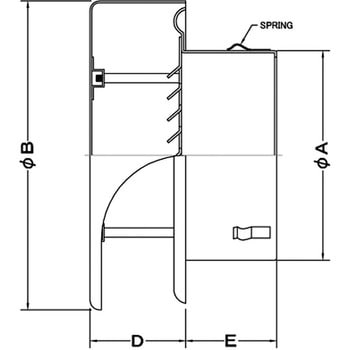 ステンレス製薄型フラットフード(金網付)