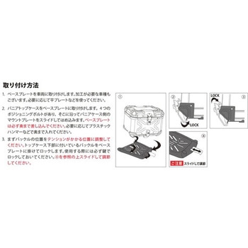 HARD WORX パニア バイクテールボックス RIDEZ(ライズ)