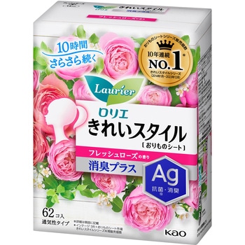 ロリエきれいスタイルフレッシュローズ消臭62コ入 花王