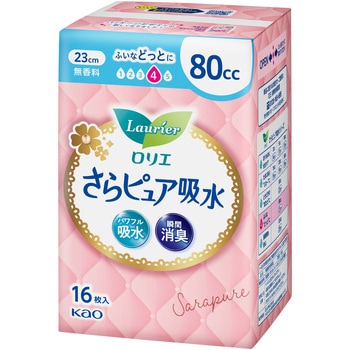 ロリエさらピュア吸水80cc16枚 花王