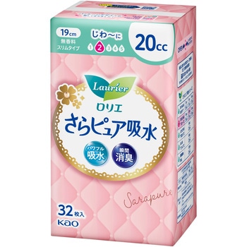 ロリエさらピュア吸水 20cc32枚 花王
