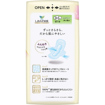 ロリエしあわせ素肌 多い昼用羽つき 36コ入 花王