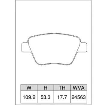 輸入車用ブレーキパッド(低ダストタイプ) 昭和自動車