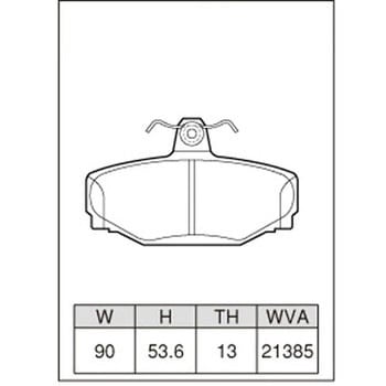 輸入車用ブレーキパッド(低ダストタイプ) 昭和自動車