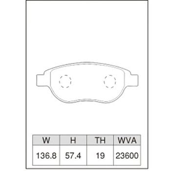 輸入車用ブレーキパッド(低ダストタイプ) 昭和自動車