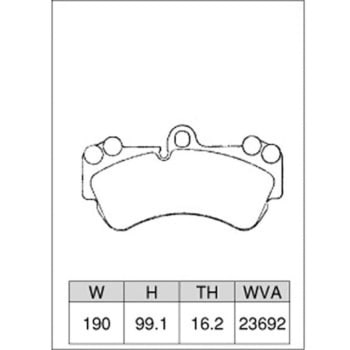 輸入車用ブレーキパッド(低ダストタイプ) 昭和自動車