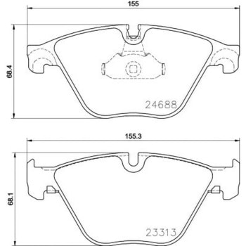 輸入車用シルベラミック ブレーキパッド(低ダストタイプ)/YANASE HELLA PAGID