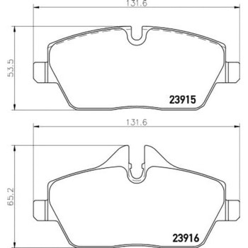 輸入車用シルベラミック ブレーキパッド(低ダストタイプ)/YANASE HELLA PAGID