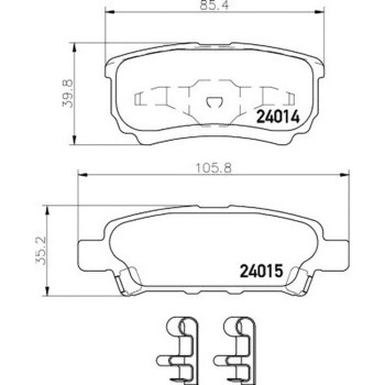 輸入車用シルベラミック ブレーキパッド(低ダストタイプ)/YANASE HELLA PAGID