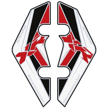 BFF06WKR FRONT FENDER KIT MOTO GRAFIX (gOtBbNX) KԎBMW S1000XR(15-17) FWHITE/BLACK/RED   BFF06WKR 82677763