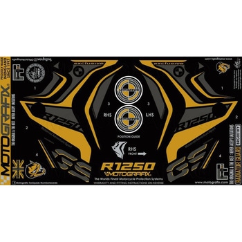 Number Board Decal Protector MOTO GRAFIX (モトグラフィックス)
