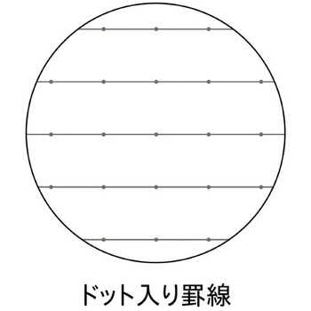 キャンパスソフトリングドット40枚B5 コクヨ