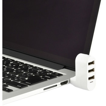3ポート USB2.0 回転コネクタHUB グリーンハウス