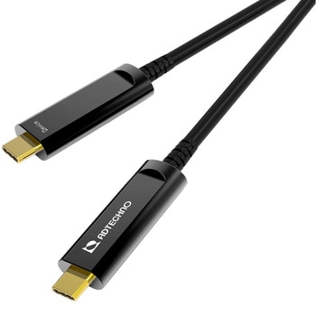 10Gbps対応光ファイバUSBケーブル C-C 10m ADTECHNO(エーディテクノ)