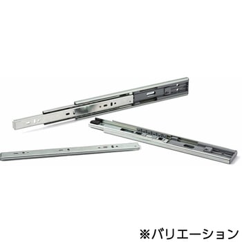 鍋屋バイテック会社 スライドレール 3段引 セルフ&ソフトクローズ機構つき 脱着機能つき NBK(鍋屋バイテック会社)