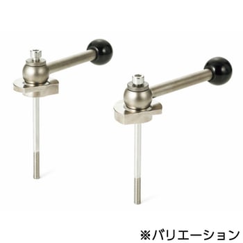 鍋屋バイテック会社 ラッチレバー 水平レバータイプ・下方向締めつけ・前面取りつけ (ステンレス製) NBK(鍋屋バイテック会社)