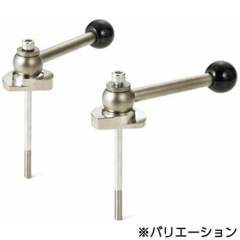 鍋屋バイテック会社 ラッチレバー 水平レバータイプ・上方向締めつけ・前面取りつけ (ステンレス製) NBK(鍋屋バイテック会社)