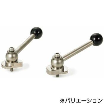 鍋屋バイテック会社 ラッチレバー 角度つきレバータイプ・上方向締めつけ・前面取りつけ(ステンレス製) NBK(鍋屋バイテック会社)