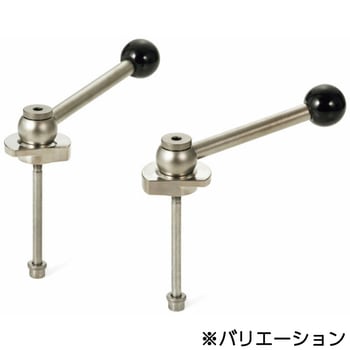 鍋屋バイテック会社 ラッチレバー 角度つきレバータイプ・下方向締めつけ・背面取りつけ (ステンレス製) NBK(鍋屋バイテック会社)