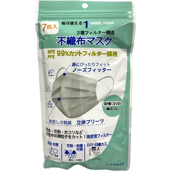 TILL不織布マスク 7枚入 PROMOTE