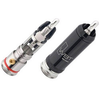 WBT0102AG RCAコアキシャルプラグ 適合ケーブル径9mm (4個