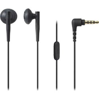 インナーイヤー型  ブラック ATH-C200iS BK [リモコン・マイク対応 /Φ3.5mm ミニプラグ] audio-technica