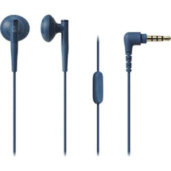 インナーイヤー型  ブルー ATH-C200iS BL [リモコン・マイク対応 /Φ3.5mm ミニプラグ] audio-technica