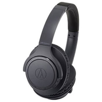 ブルートゥースヘッドホン  ブラック ATH-SR30BT BK [リモコン・マイク対応 /Bluetooth] audio-technica