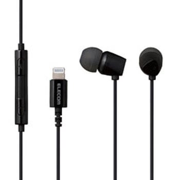 イヤホン カナル型  ブラック EHP-LCN200MXBK [リモコン・マイク対応 /ライトニング端子] エレコム