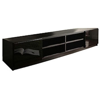 ロビン背面収納テレビ台W180cm ブラック ナカムラ